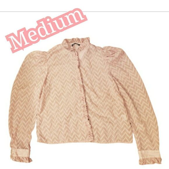 SHEIN Tops - SHEIN Sheer Top Sz Medium